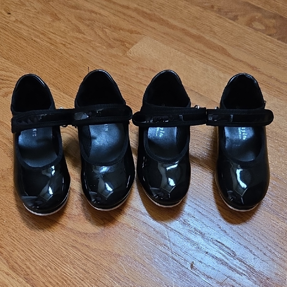 Freestyle Shiny Black Kids Dress Shoes